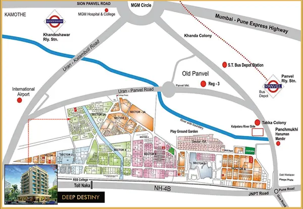  Deep Nivas Karanjade Location Map