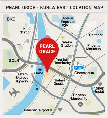 Pearl Grace Kurla Location Map