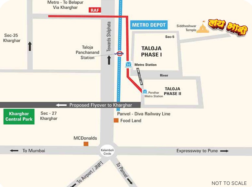 Codename Lai Bhari Taloja Location Map