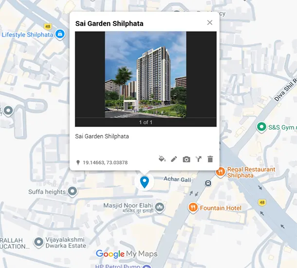 Shree Sai Garden Dombivli Location Map