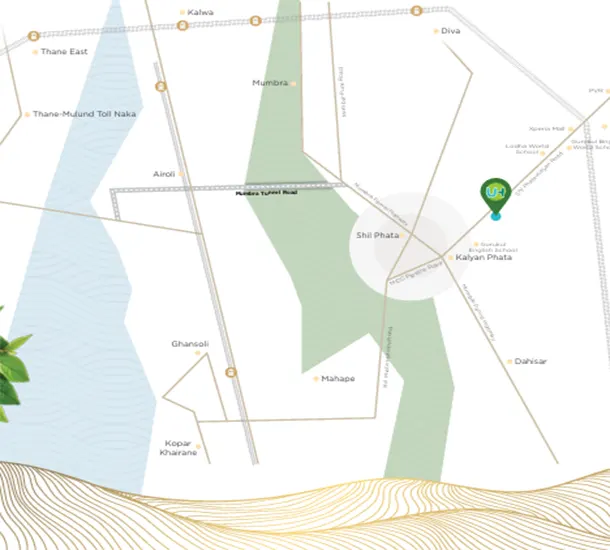 Urban Hills Shilphata Location Map