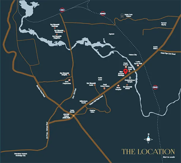 Shiv Sarovar Heritage Shilphata Location Map