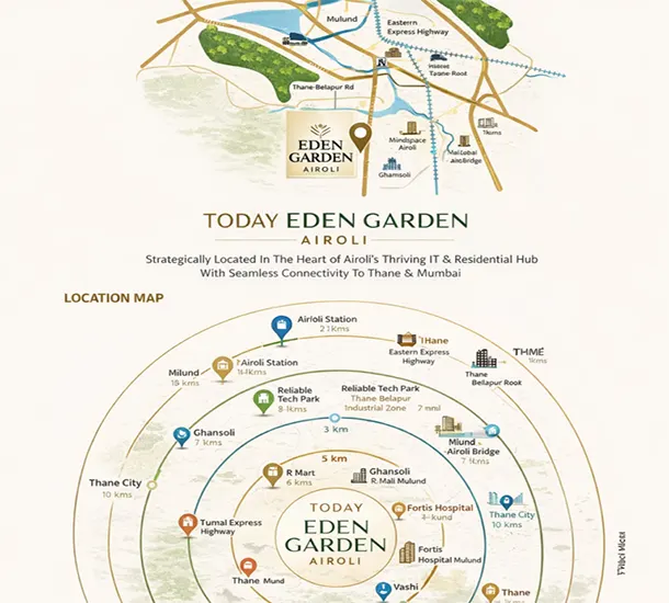 Today Codename Eden Garden Airoli Location Map