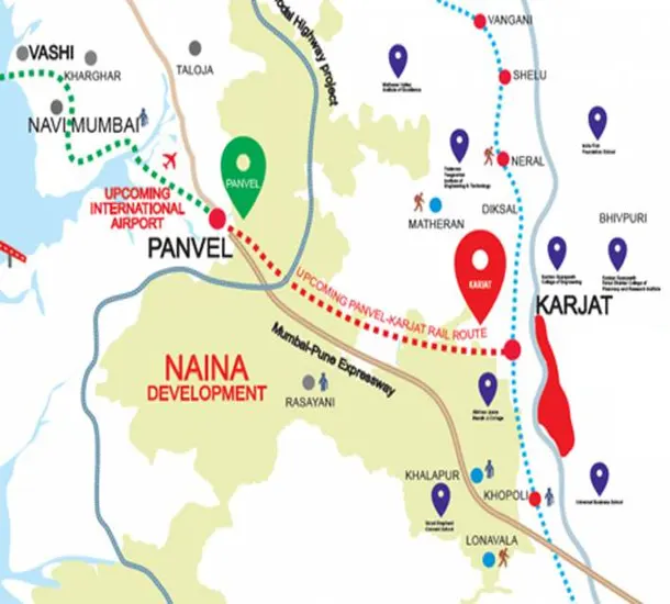Luxe 28 Karjat Location Map