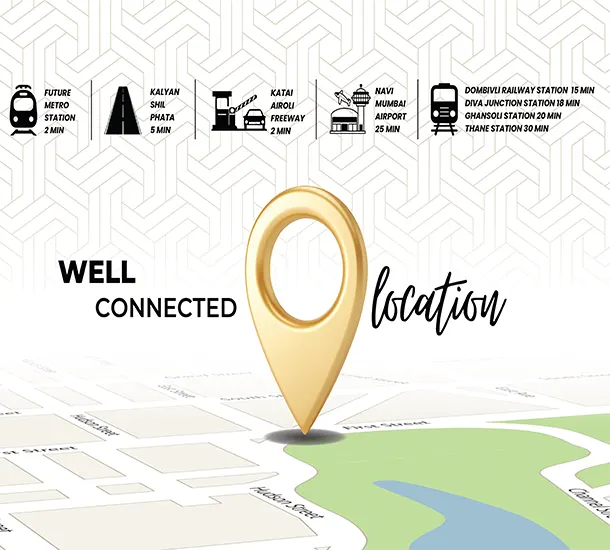 Bhagwati Ghansoli New Launch Location Map