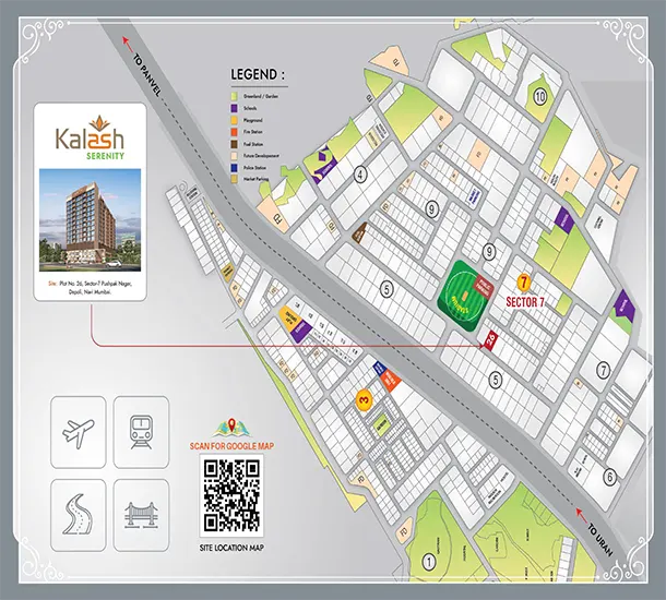 Kalash Serenity Pushpak Nagar Location Map