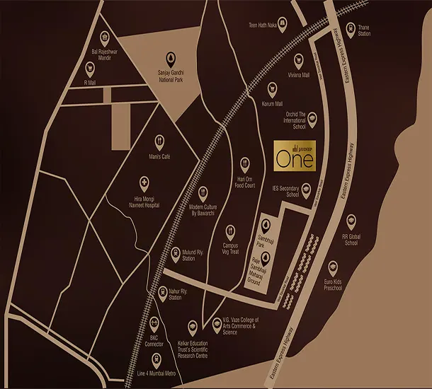 Phancode One Mulund Location Map