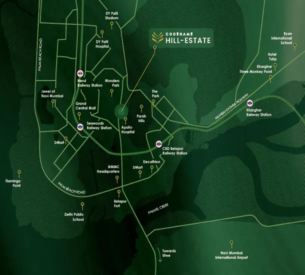 Codename Hill-Estate Pioneer Location Map