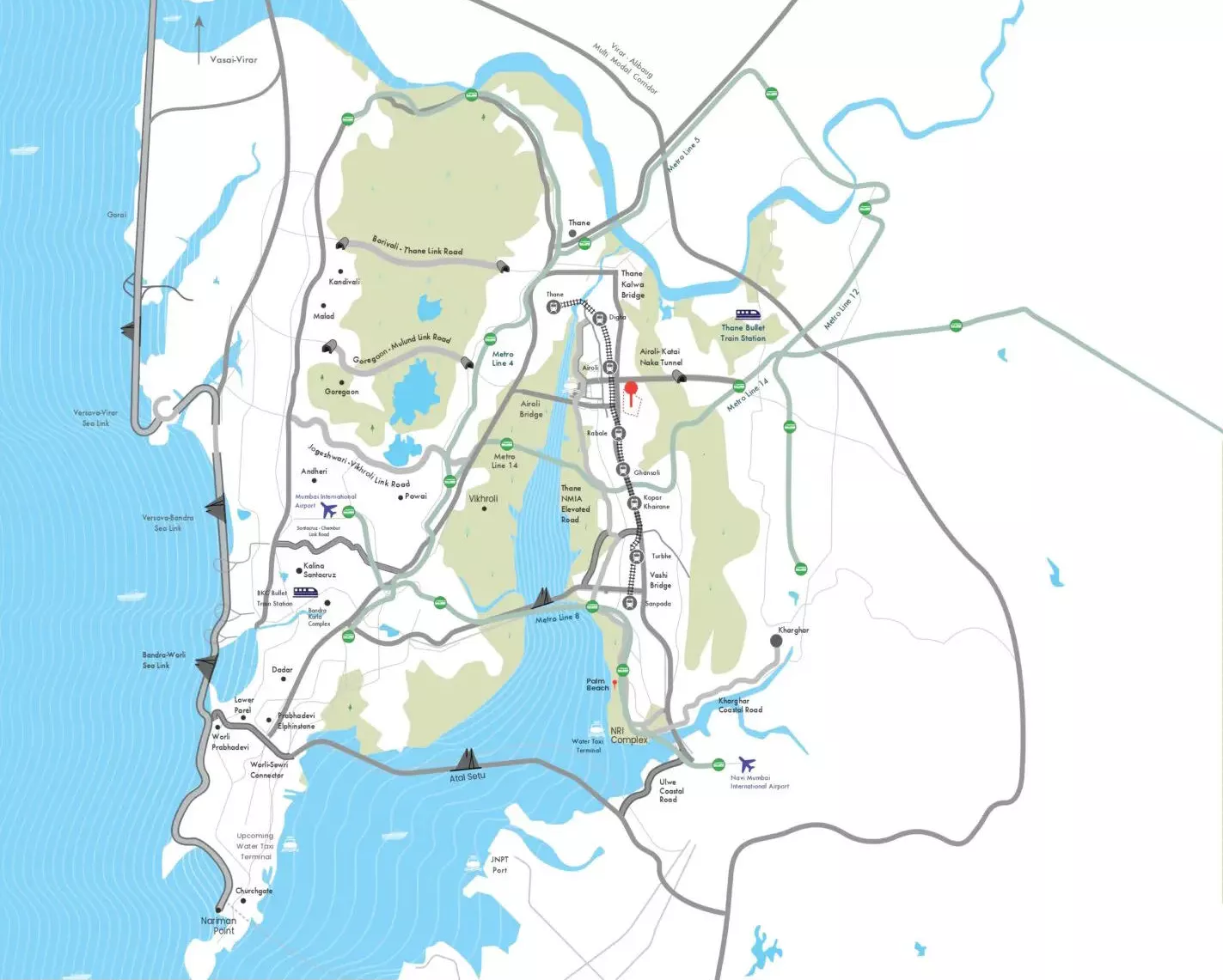 Codename Sector Zero Navi Mumbai Location Map
