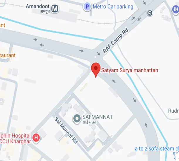 Satyam Surya Manhattan Location Map