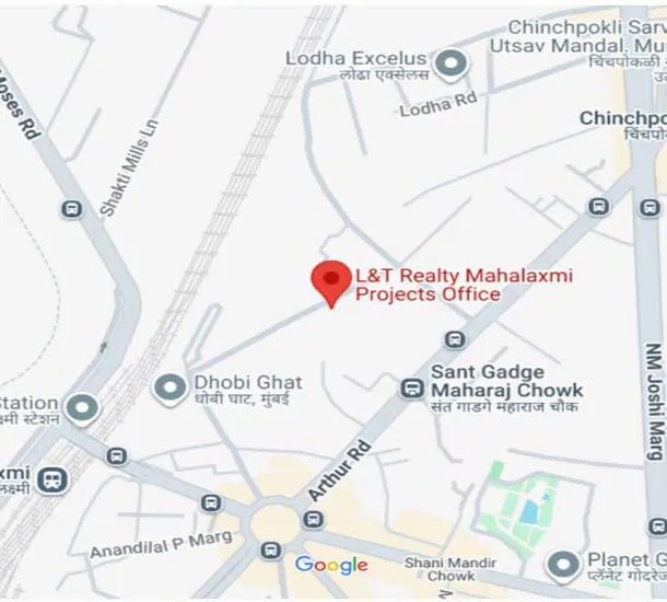 L&T Mahalaxmi Location Map