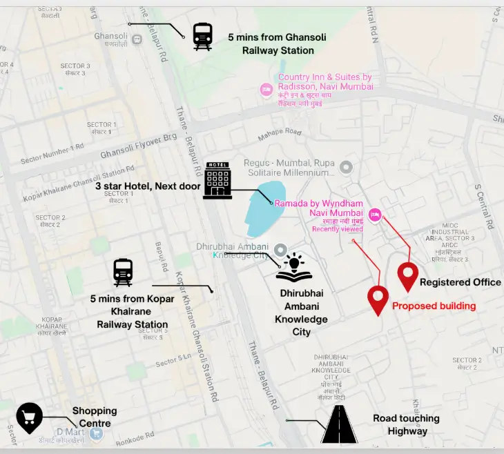 Millennium 155 Location Map