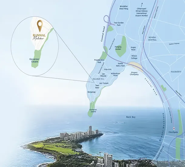 Runwal Malabar Hill Location Map