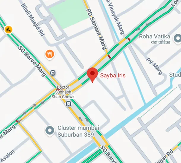 Sayba Iris Kurla Location Map