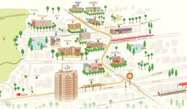 Adani Realty Thane Location Map