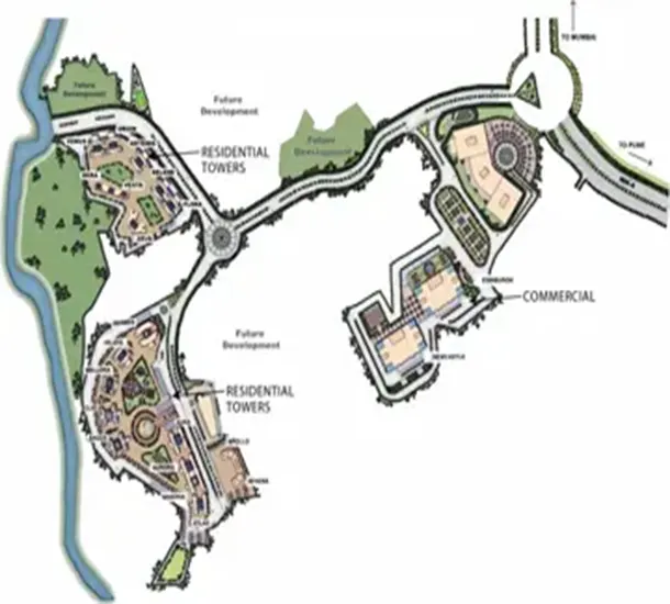 Hiranandani Commercial Park Location Map