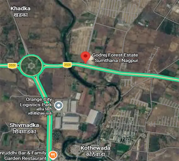 Godrej Forest Estate Location Map