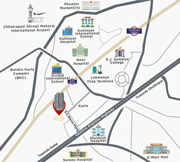 Parsn Shiv Vaibhav Location Map