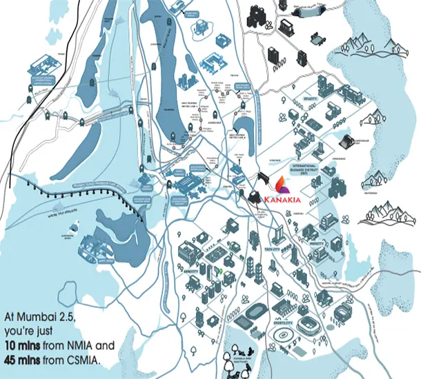 Kanakia Mumbai 2.5 Panvel Location Map