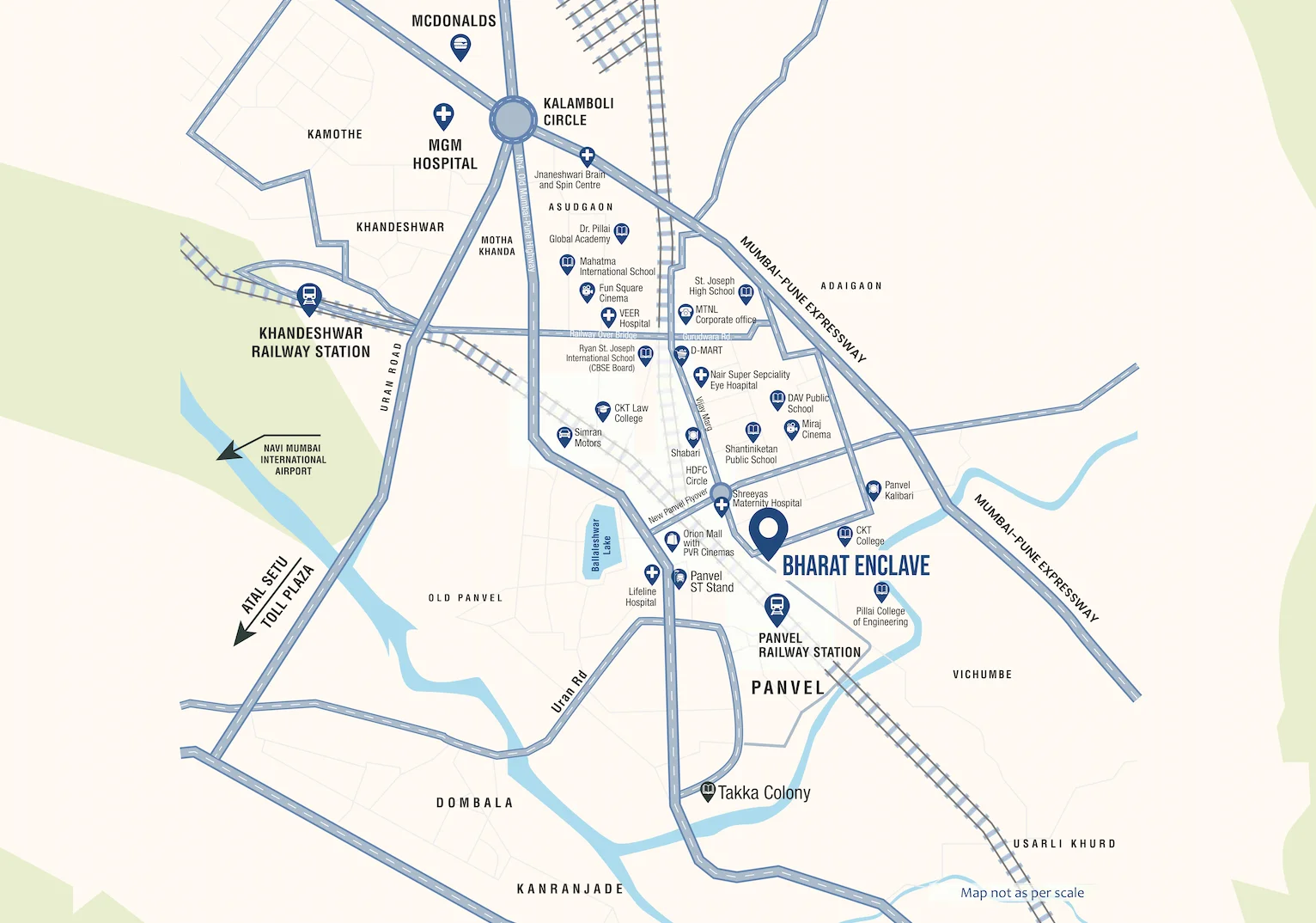 Codename Starseat at Bharat Enclave Location Map
