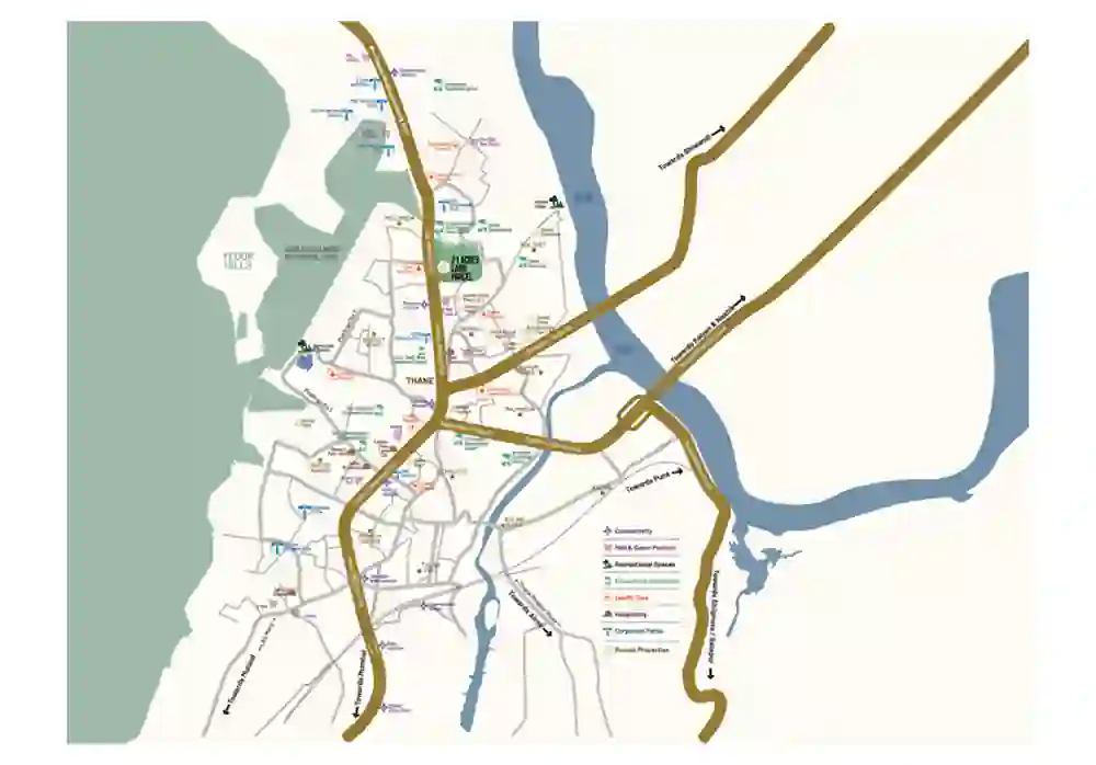 Runwal One Bay Sands Location Map