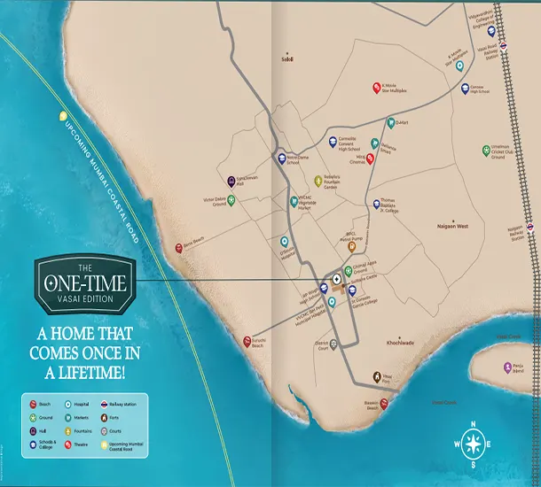 Pam One Time Edition Vasai West Location Map