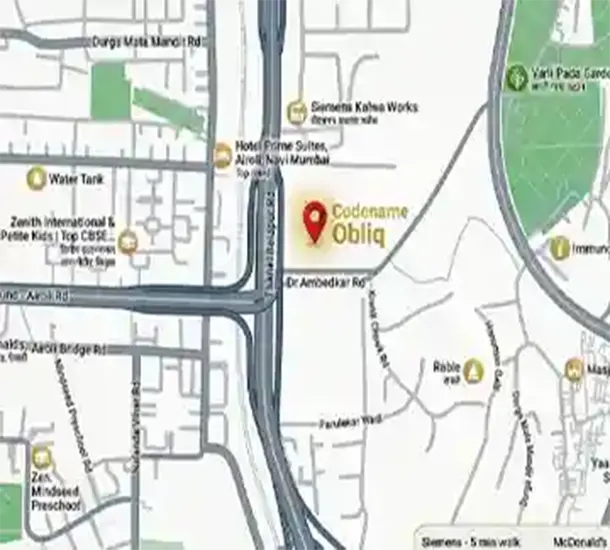 Today Obliq Airoli Location Map