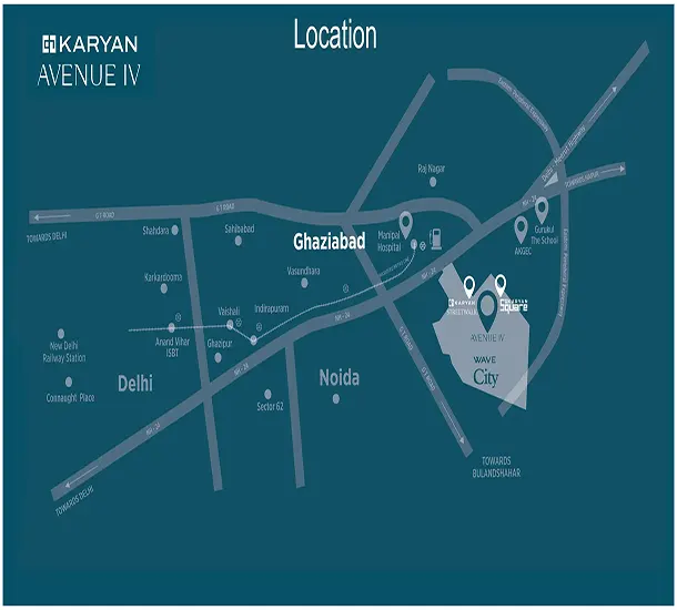 Karyan Avenue IV Location Map