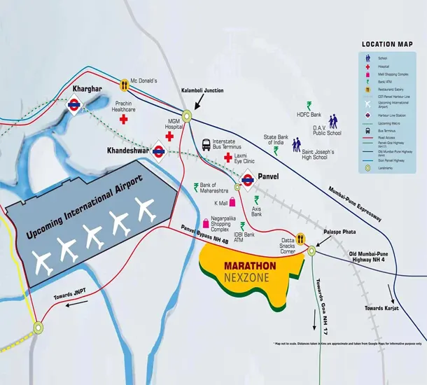 Marathon Nexzone Panvel Location Map