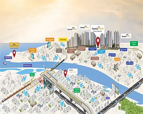 Sunteck Ultra World Naigaon Location Map