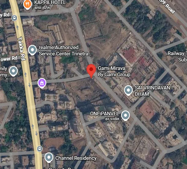 Gami Mirava Panvel Location Map