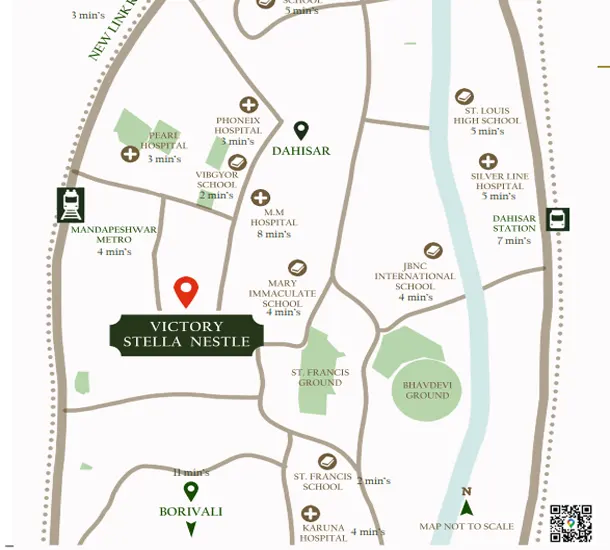 Victory Stella Nestle Borivali Location Map