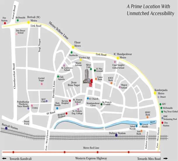Ramas IC Maitri Menorah Location Map