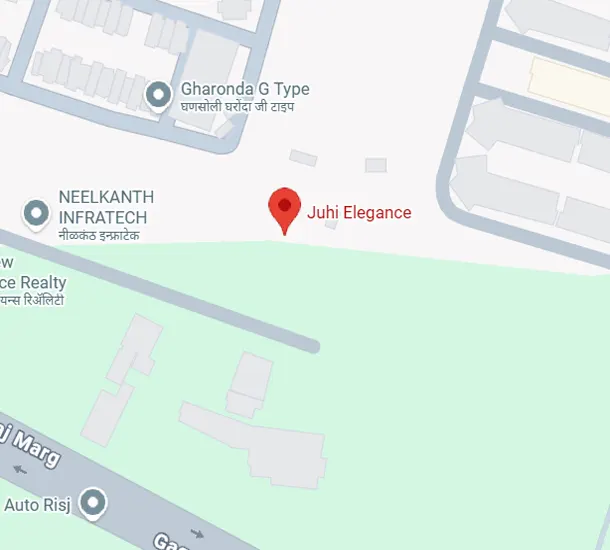 Juhi Elegance Ghansoli Location Map