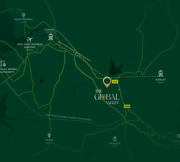 The Global Valley Location Map