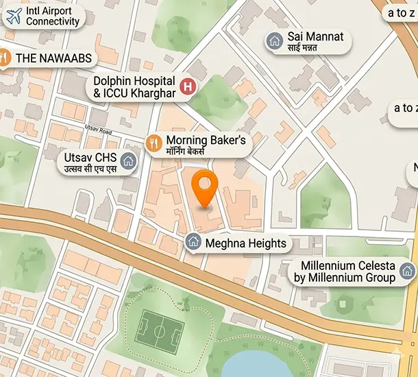 Bhagwati Gami Orelia Kharghar Location Map
