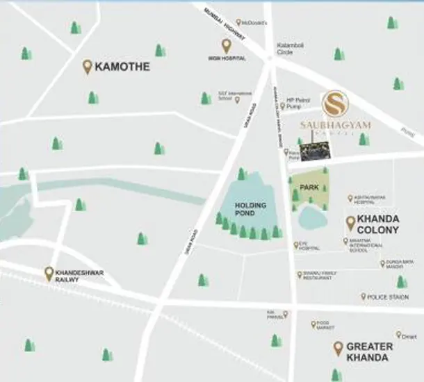 Thalia Saubhagyam Panvel Location Map