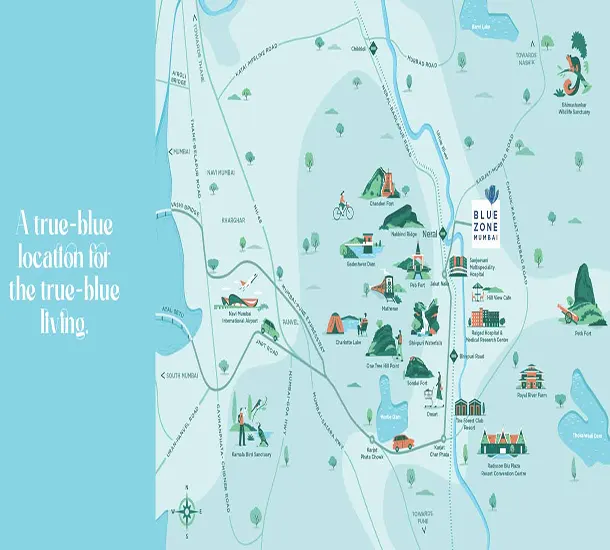 Mission Blue Zone Neral Location Map