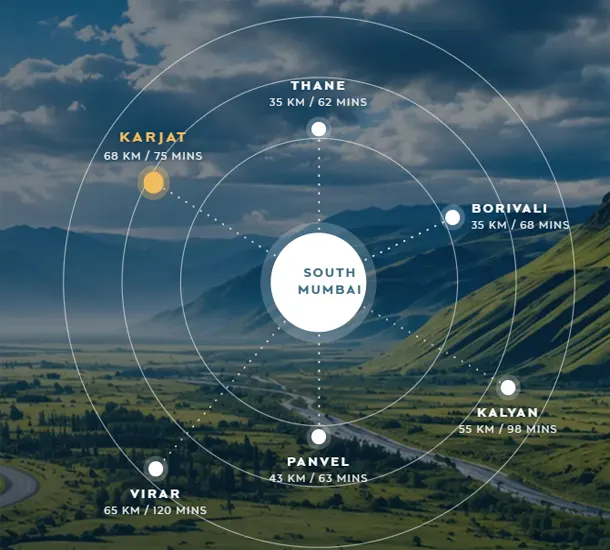 Hiranandani Eleva Karjat Plots Location Map