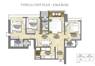 Raymond The Address by GS Thane floor plan