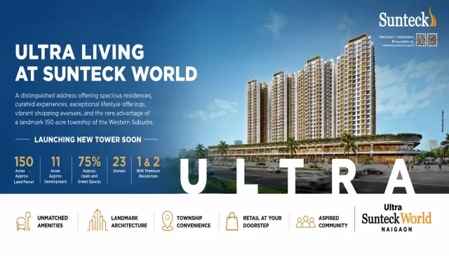 Sunteck Ultra World Naigaon in Naigaon, Vasai-Virar