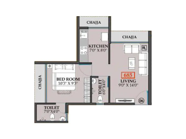 Vaman Heritage Kharghar floor plan