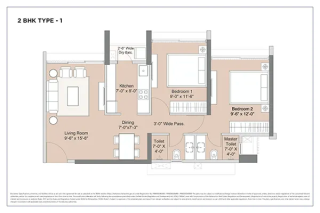 Sunteck Beach Residences Vasai floor plan