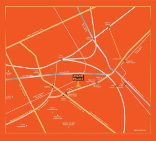 Arihant Avanti The O Factor Homes Location Map