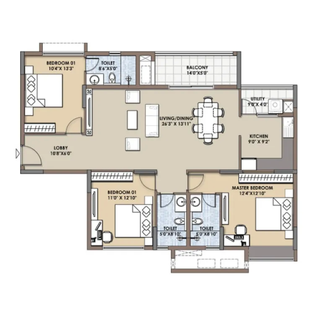 Birla Taranya Airoli floor plan