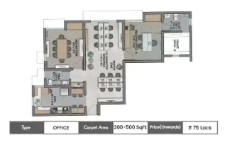 Wadhwa Wise City Commercial Retail floor plan