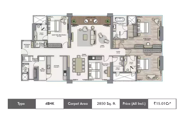 Piramal Aranya Byculla floor plan