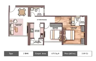 Piramal Aranya Byculla floor plan