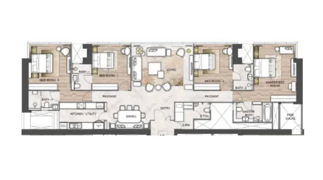 Raheja Amaltis Sion floor plan
