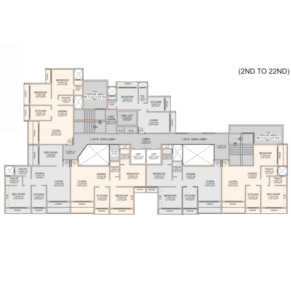 Alliance Galaxy Airoli Sector 20 floor plan
